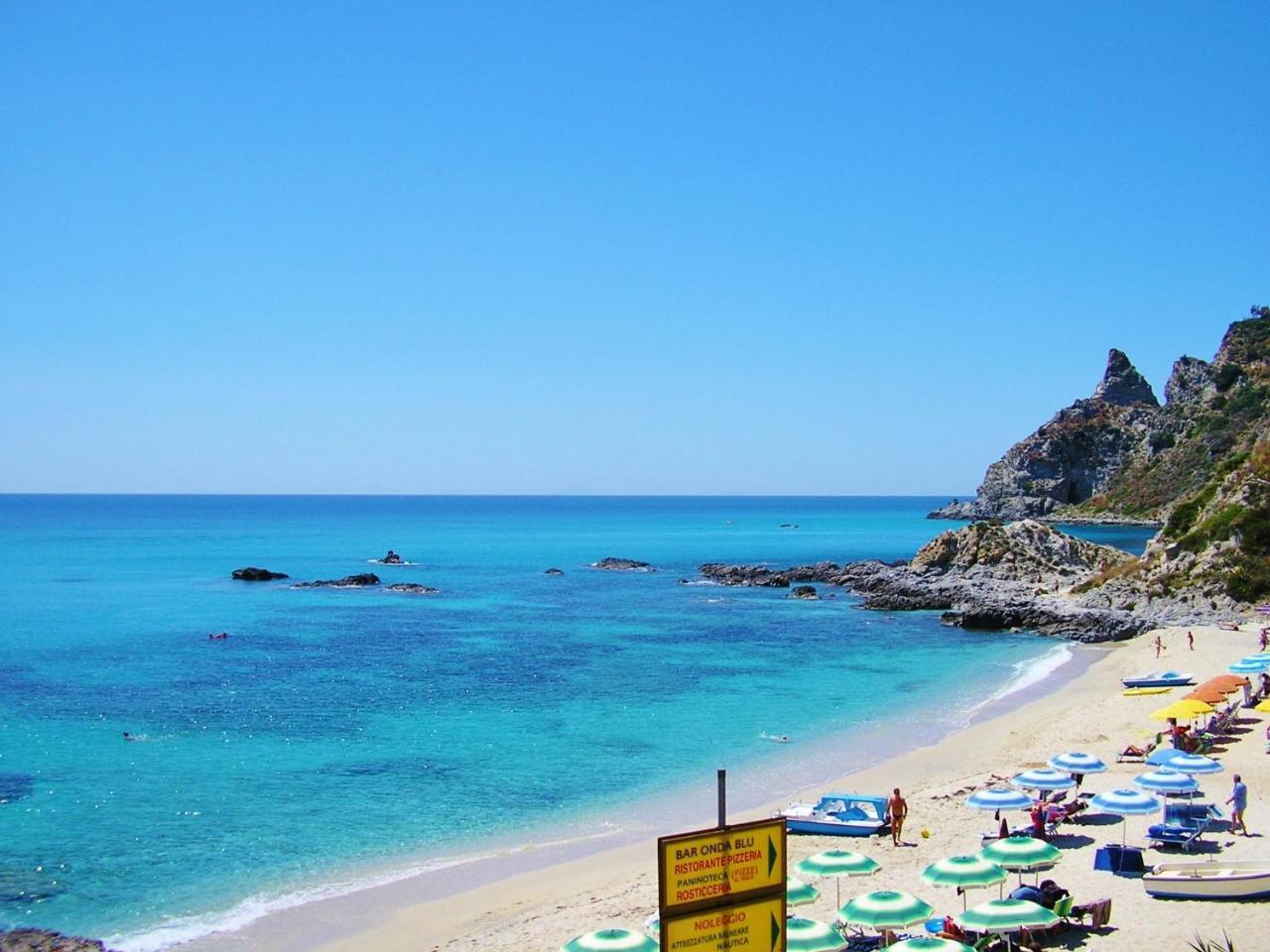 Hotel Marinella Capo Vaticano Exterior foto